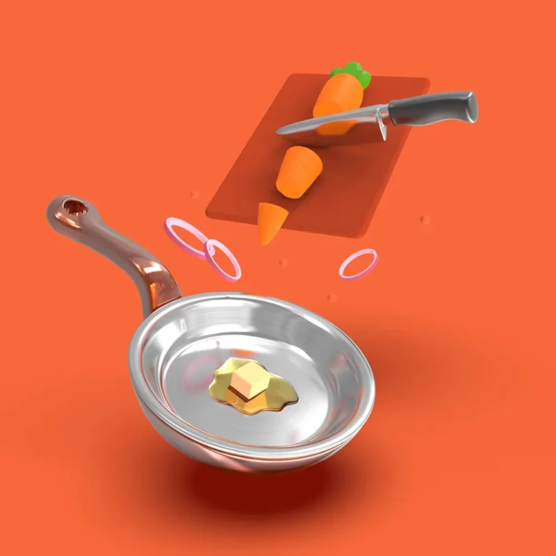 META{L}MORPHOSE KEYRING FOODIE -CHEF DE CUISINE - Image 3