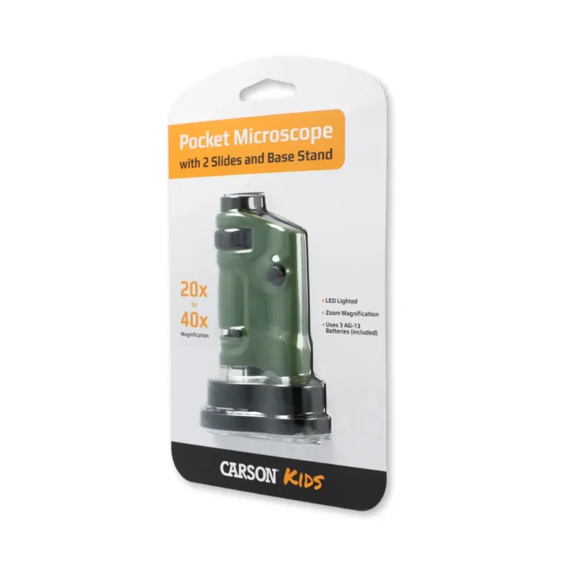 CARSON POCKET MICROSCOPE 20X-40X / ΜΙΚΡΟΣΚΟΠΙΟ ΤΣΕΠΗΣ CARSON 20X - 40X - Image 10