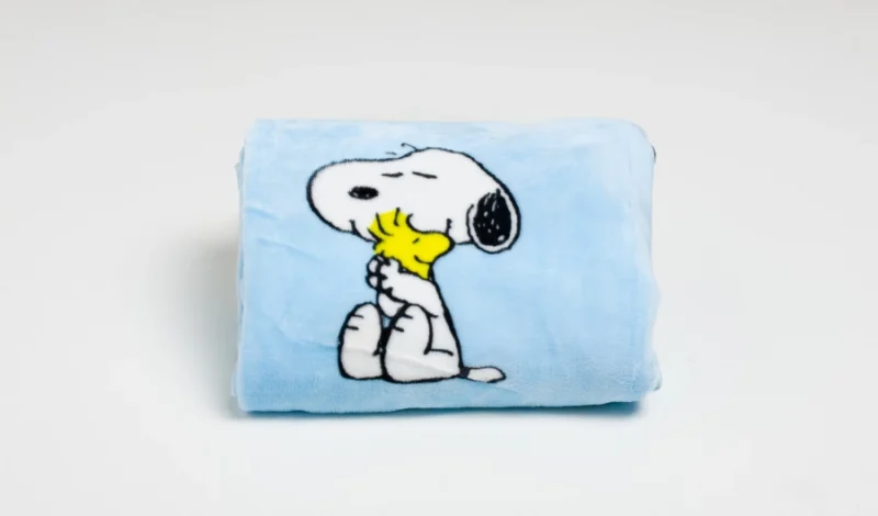 ΚΟΥΒΕΡΤΑ/ΠΟΝΤΣO BY KANGURU ''PLAID SNOOPY'' - Image 4