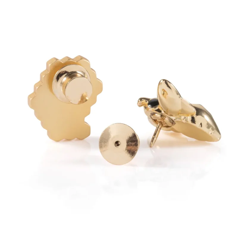 META[L]MORPHOSE FASHION PIN - SET OF 2 PINS - BEE & HONEYCOMB - Image 3