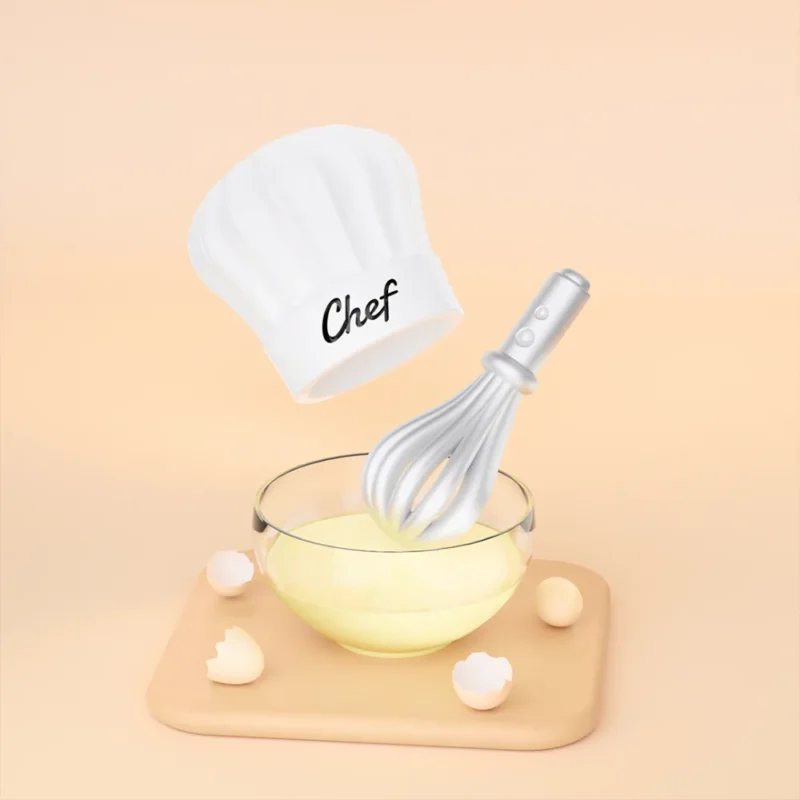 META[L]MORPHOSE FASHION PIN - SET OF 2 PINS - KITCHEN CHEF DESIGN - Image 3