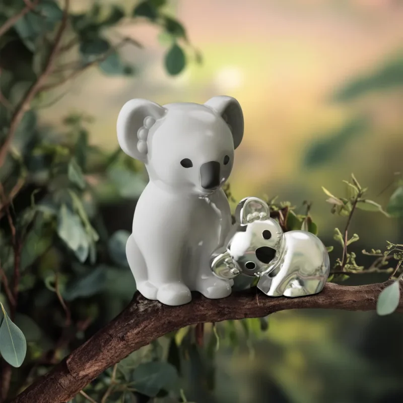 META[L]MORPHOSE FASHION PIN - SET OF 2 PINS - MAMA KOALA & BABY KOALA - Image 4