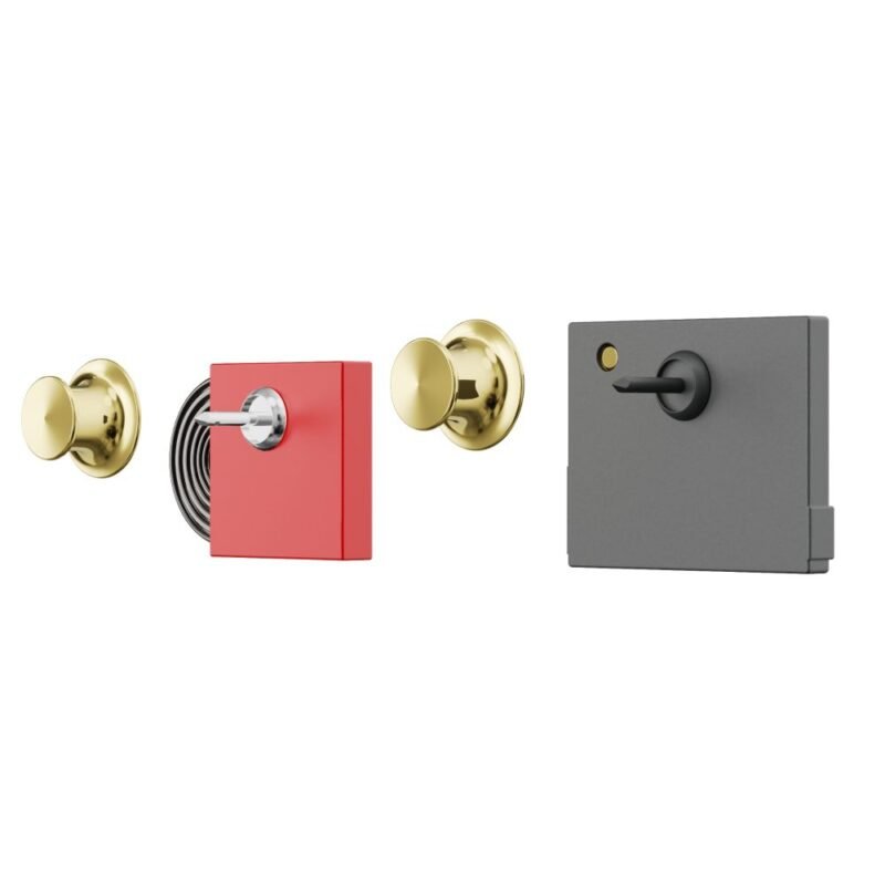 META[L]MORPHOSE FASHION PIN - SET OF 2 PINS - RECORD PLAYER & VINYL RECORD - Image 2