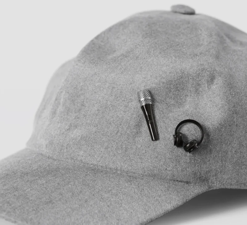 META[L]MORPHOSE FASHION PIN - SET OF 2 PINS - MICROPHONE & HEADPHONE - Image 5