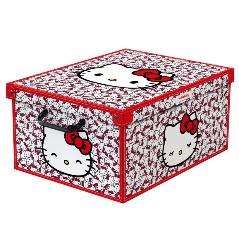COLLECTION HELLO KITTY 1 / KOYTI ΑΠΟΘΗΚΕΥΣΗΣ/ΟΡΓΑΝΩΣΗΣ ΒΥ LEVATELLI-ΚΟΚΚΙΝΟ-BIG 39X50X24